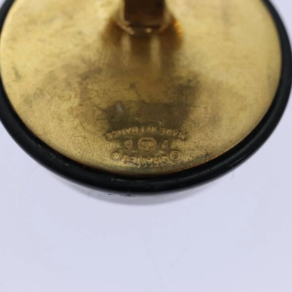 AUTHENTIC CHANEL COCO Mark Earring metal Gold CC - Picture 16 of 16